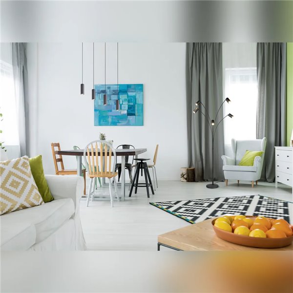 MARLEY schwarze Stehlampe 5xGU10 verstellbar 180cm mit Schalter IP20 (Leuchtmittel nicht enthalten)