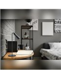 Lámpara de sobremesa MAXI negra LED 2W 200lm 3000K portátil magnética IP20