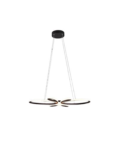 Lámpara colgante FLY negra LED 32W 3900lm 3000K regulable Ø78 cm IP20