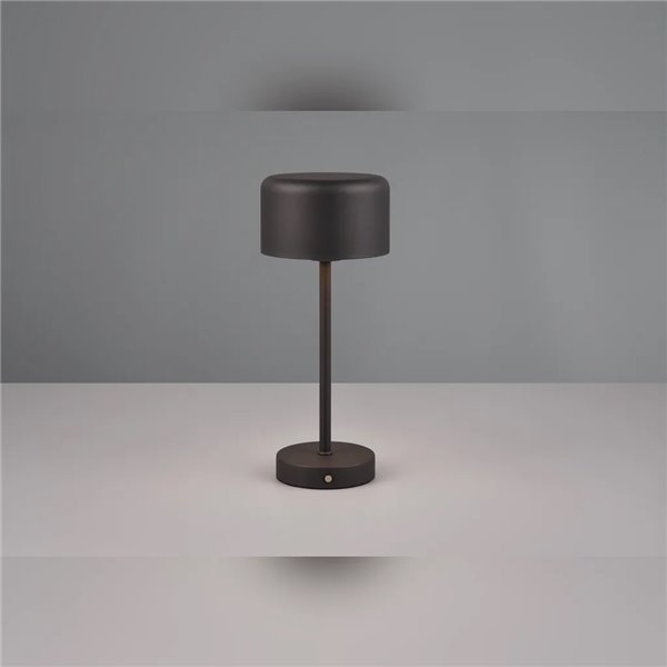 Lámpara de sobremesa JEFF negra LED 1,5W 120lm 3000K táctil portátil USB IP20