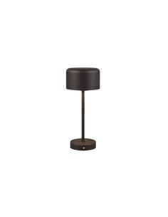 JEFF Schwarze LED-Dessertlampe 1,5 W 120 lm 3000 K Touchscreen Tragbar USB IP20