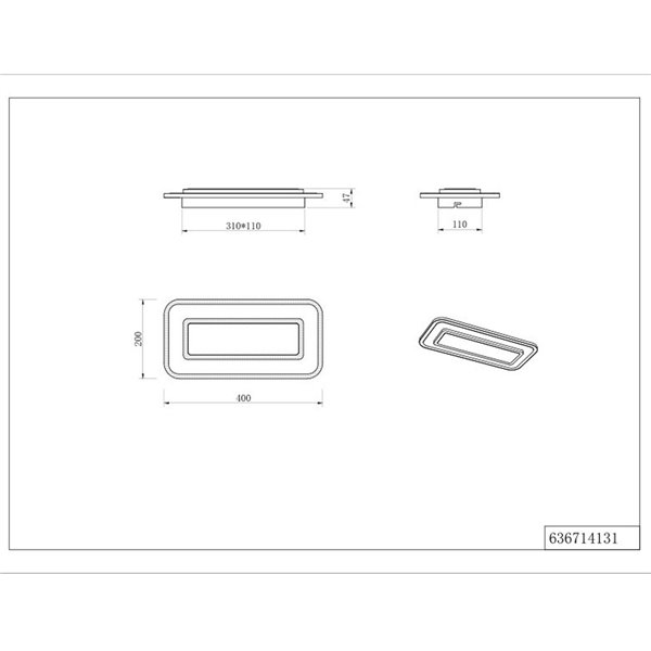 RIVA LED-Deckenleuchte, mattweiß, 14 W, Farbtemperatur 2700–6500 K, 1500 lm, dimmbar mit Fernbedienung, Schutzart IP20