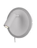 Applique murale double LED avec lampe de lecture et éclairage d'ambiance