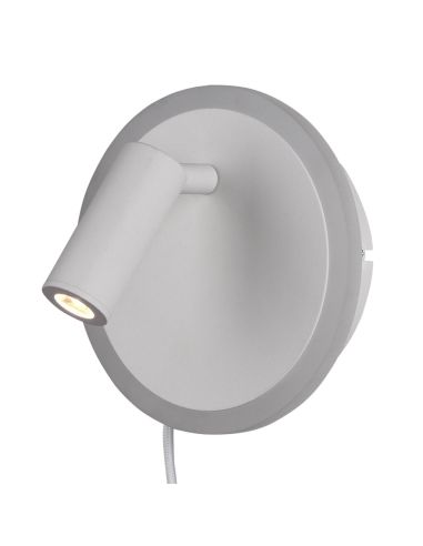Applique murale double LED avec lampe de lecture et éclairage d'ambiance