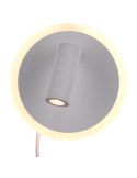 Aplique de Pared LED Dual con Lector y Luz Ambiente 229210231 Trio Lighting