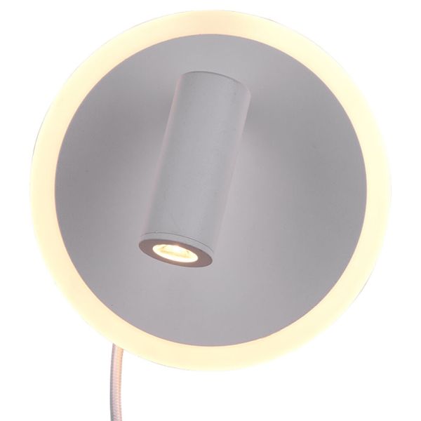 Aplique de Pared LED Dual con Lector y Luz Ambiente 229210231 Trio Lighting