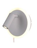 Applique murale double LED avec lampe de lecture et éclairage d'ambiance