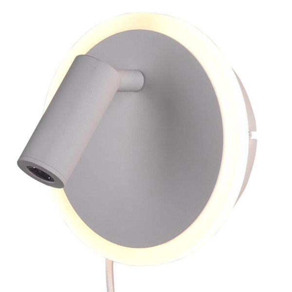 Doppelte LED-Wandleuchte mit Leselicht und Ambientelicht 229210231 Trio Lighting
