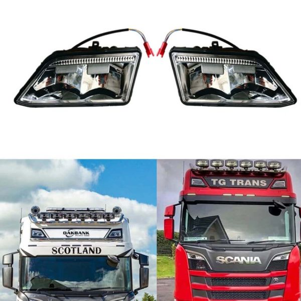 Scania LED-Fernlicht-Zusatzscheinwerfer L, R, S, T (ab 2016) | Rechte Seite | OEM 2535367 V1