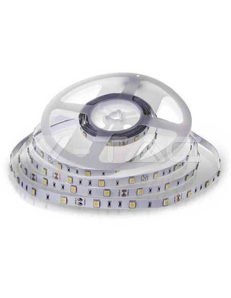 Bande LED SMD 12 V 6 W/m 500 lm | Disponible en blanc chaud (3000 K) et blanc froid (6400 K) - IP20