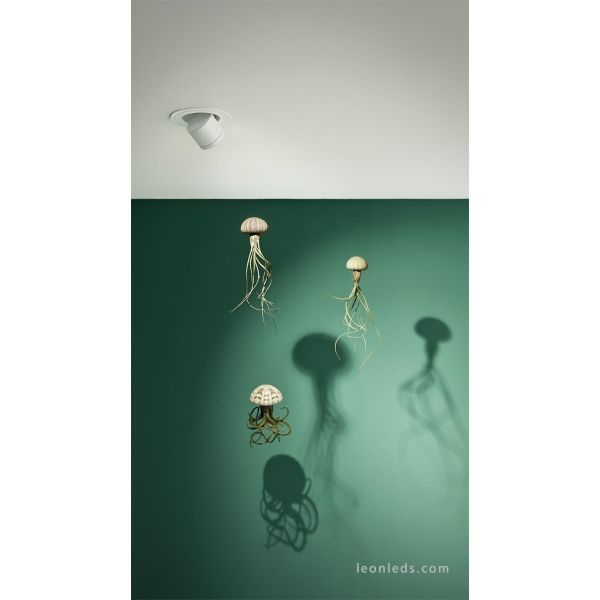 Pop Up LED Arkos Light Negro | Downlight LED de Arkos Light | Proyector LED Empotrable Negro orientable| LeonLeds Iluminación