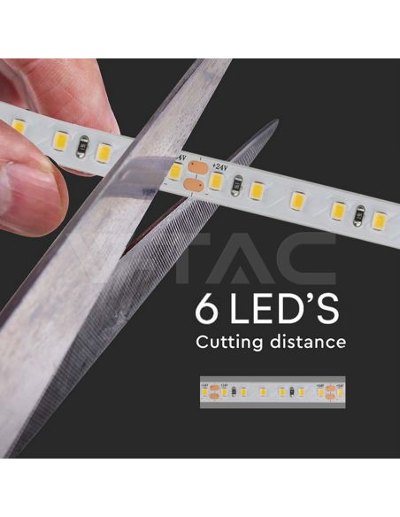 Tira LED 24V 8W/m Chip CREE | 5mm Ultra-Slim | IP20 | Rollo 10 Metros