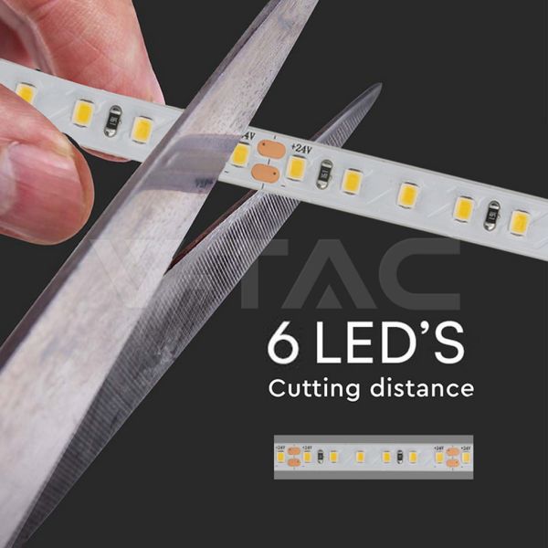 Tira LED 24V 8W/m Chip CREE | 5mm Ultra-Slim | IP20 | Rollo 10 Metros