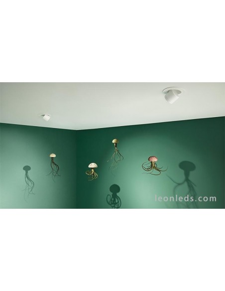 Pop Up LED Arkos Light Negro | Downlight LED de Arkos Light | Proyector LED Empotrable Negro orientable| LeonLeds Iluminación