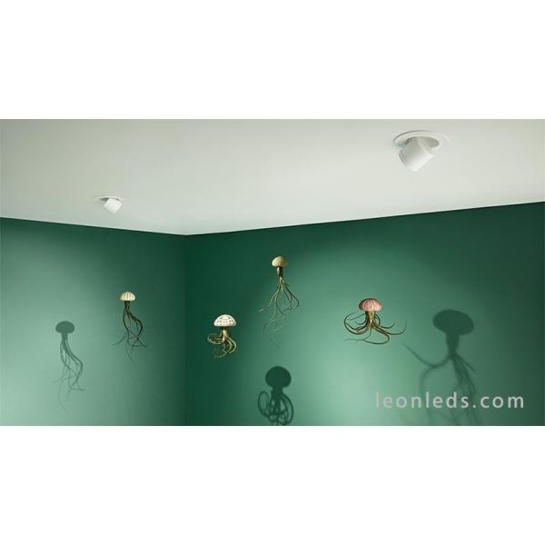 Pop Up LED Arkos Light Negro | Downlight LED de Arkos Light | Proyector LED Empotrable Negro orientable| LeonLeds Iluminación