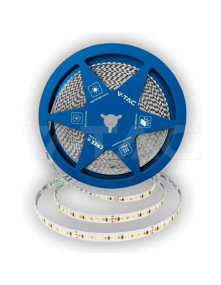 Tira LED 24V 8W/m Puce CREE | Ultra-mince 5 mm | IP20 | Rayon de 10 mètres