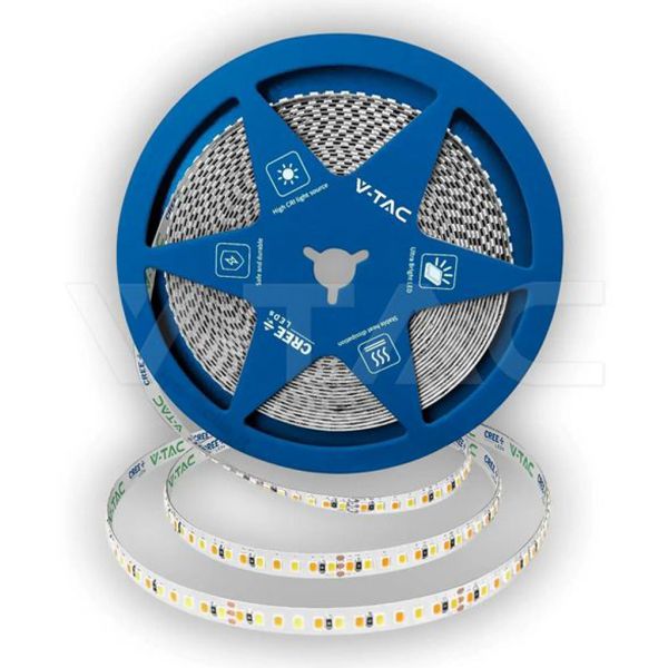Tira LED 24V 8W/m Chip CREE | 5mm Ultra-Slim | IP20 | Rollo 10 Metros