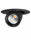 Pop Up LED Arkos Light Negro | Downlight LED de Arkos Light | Proyector LED Empotrable Negro orientable| LeonLeds Iluminación