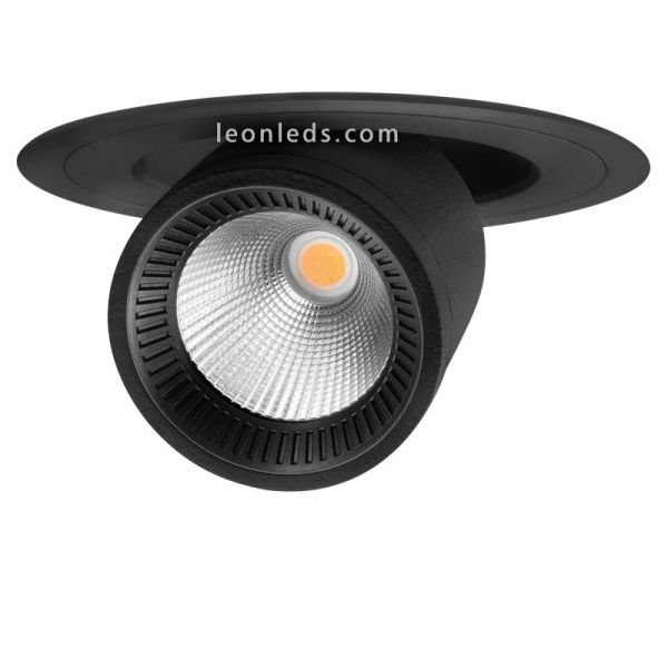 Pop Up LED Arkos Light Preto | Lâmpada embutida LED da Arkos Light | Projetor de LED embutido preto ajustável | Leon Iluminação 