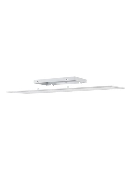 Plafón rectangular LED SALOBRENA 1 blanco 40W 4000K 4700lm 1200x300mm