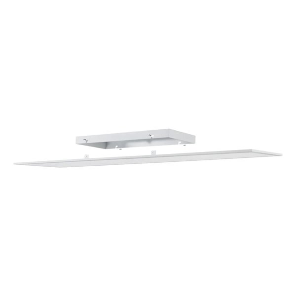SALOBRENA 1 Luminária de Teto Retangular LED Branca 40W 4000K 4700lm 1200x300mm