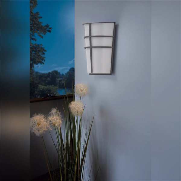 Außen-Applikation BREGANZO plata LED 5W 3000K 360lm IP44 180x250mm