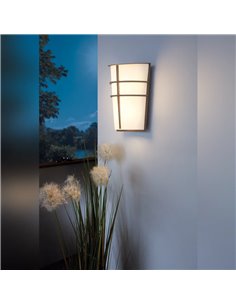 Außen-Applikation BREGANZO plata LED 5W 3000K 360lm IP44 180x250mm 2