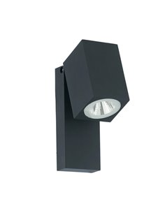 Aplique exterior SAKEDA antracita LED 5W 3000K 650lm IP44 170mm