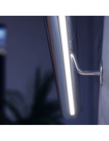 Balaustre con Difusor Opal 2,02m SLIM Milky PMMA | Innovador para Perfil X y MICO