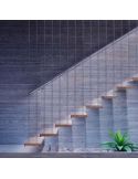 Escalera Perfil de Superficie LED Tipo X 2,02m | Diseño Extra-Slim Minimalista para Tira de 5mm o 8mm