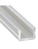 Perfil de superfície LED tipo X de 2,02 m | Design minimalista extrafino para fitas de 5 mm ou 8 mm