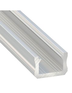 Perfil de Superficie LED Tipo X 2,02m | Diseño Extra-Slim Minimalista para Tira de 5mm o 8mm