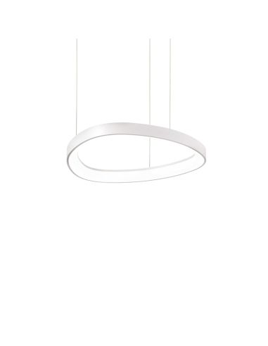 Suspension Gemini 42 cm en métal blanc