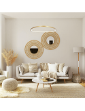 Suspension Gemini SP D061 | LED 47 W | 3000 K | Ø 61 cm Laiton