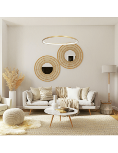 Lámpara de Suspensión Gemini SP D061 | 47W LED | 3000K | Ø 61cm Latón 2