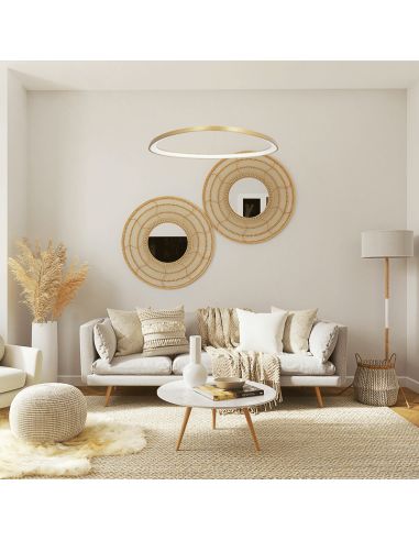 Suspension Gemini SP D061 | LED 47 W | 3000 K | Ø 61 cm Laiton