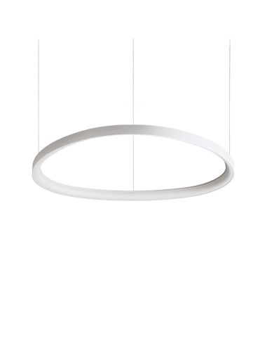 Lámpara de techo circular grande Gemini blanca