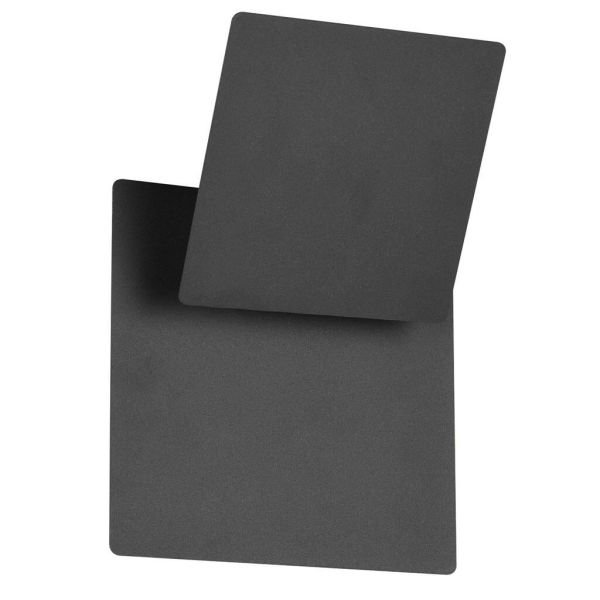 Aplique LED multiposiciones cuadrado MIO negro mate 6W 3000K 560lm IP20