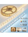 Tira LED 12V SMD5050 | 60 LEDs/m | 10 mm Durchmesser | IP20 | 5 Meter