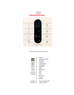 Controlador de parede Ventoinha compatível com MANTRA R00142-R00233, 2,4 GHz 2