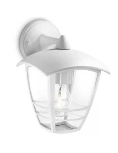 Luminária de parede externa MyGarden Creek Philips E27 em alumínio branco | LeónLeds Lighting