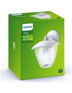 Applique murale extérieure MyGarden Creek Philips E27 en aluminium blanc | LeónLeds Lighting 2
