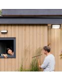 Moderne Verandabeleuchtung mit Moonshine-Deckenleuchte