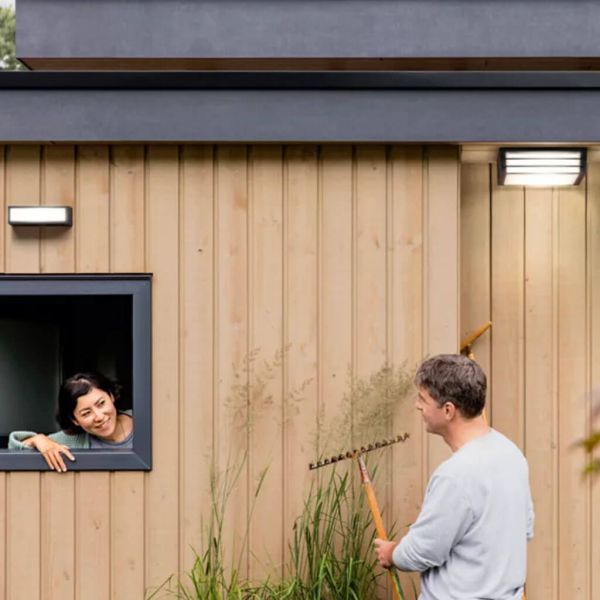 Moderne Verandabeleuchtung mit Moonshine-Deckenleuchte