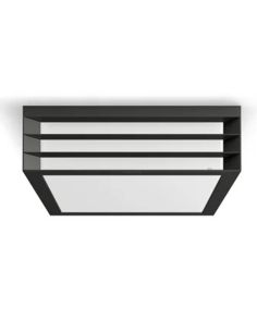 Plafonnier d'extérieur carré Philips Moonshine Anthracite