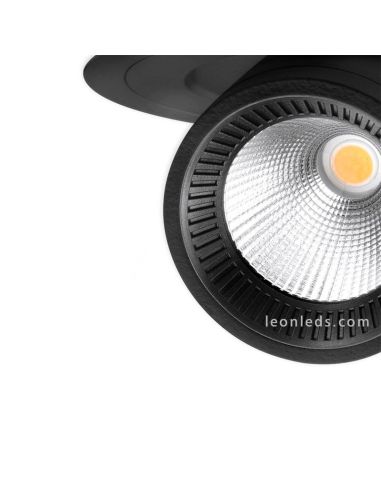 Pop Up LED Arkos Light Negro | Downlight LED de Arkos Light | Proyector LED Empotrable Negro orientable| LeonLeds Iluminación