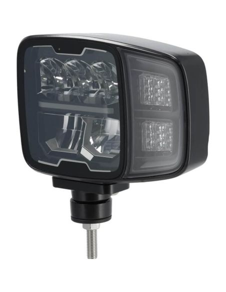 Faro Principal LED Homologado Serie BLACK | Calefactado Anti-Nieve | 12/24V izquierdo