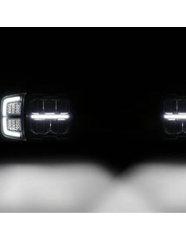 Farol LED homologado da série BLACK |...