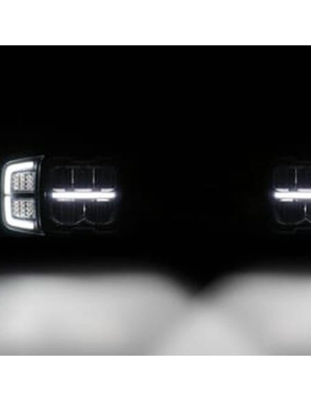 Posición LED Faro Principal LED Homologado Serie BLACK | Calefactado Anti-Nieve | 12/24V