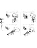 Soporte de Faro Principal LED Homologado Serie BLACK | Calefactado Anti-Nieve | 12/24V